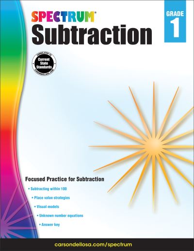 Cover for Spectrum · Subtraction, Grade 1 (Paperback Book) (2016)