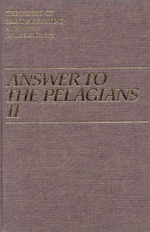 Cover for Saint Augustine · Answer to the Pelagians (I/24) (Works of Saint Augustine) (Hardcover Book) (1998)