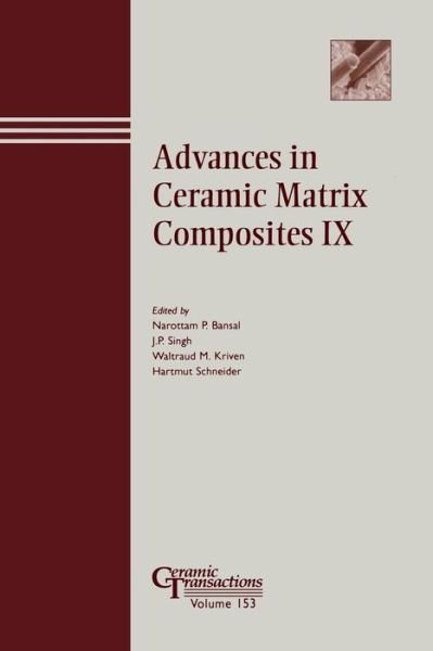 Cover for NP Bansal · Advances in Ceramic Matrix Composites IX - Ceramic Transactions Series (Pocketbok) (2006)