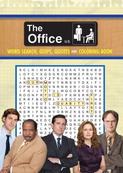 Cover for Editors of Thunder Bay Press · The Office Word Search, Quips, Quotes &amp; Coloring Book (Paperback Book) (2021)