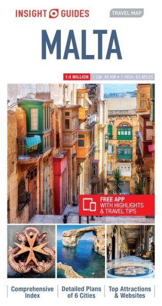 Cover for APA Publications Limited · Insight Guides Travel Maps Malta - Insight Travel Maps (Landkarten) [5 Revised edition] (2018)