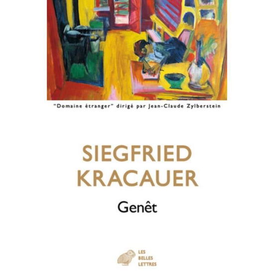 Cover for Siegfried Kracauer · Genet (Paperback Book) (2018)