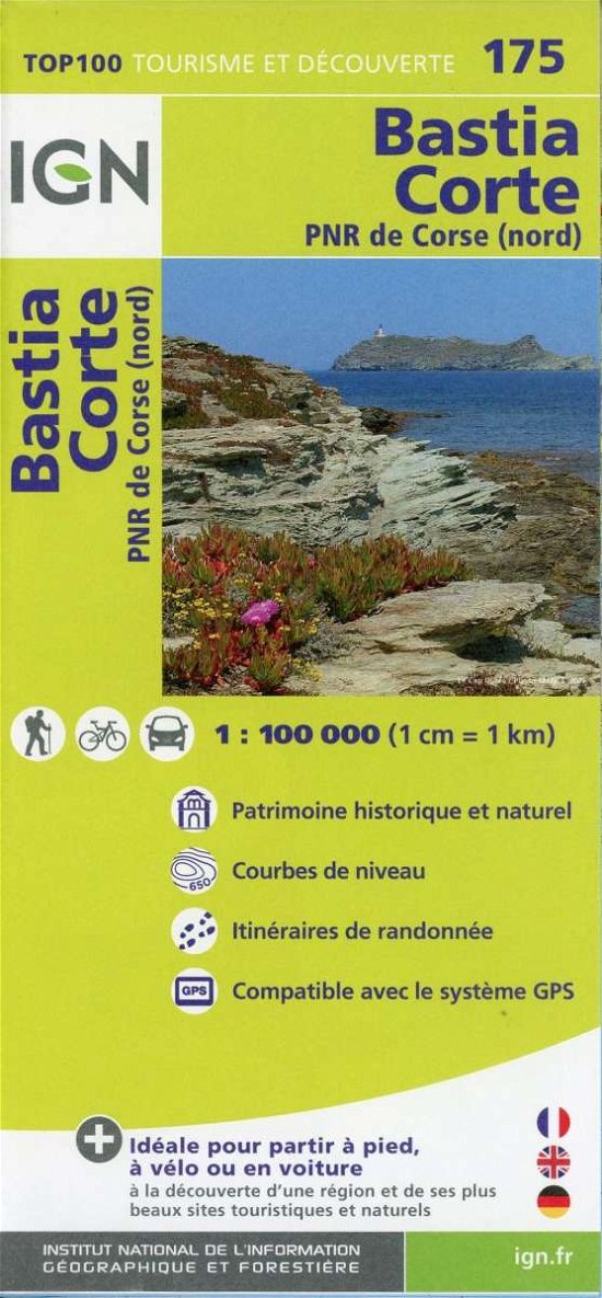 IGN TOP100: Bastia - Corte - Ign - Bøger - IGN - 9782758527077 - 31. marts 2015