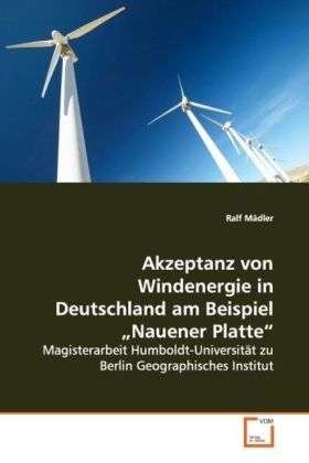 Cover for Mädler · Akzeptanz von Windenergie in Deu (Book)