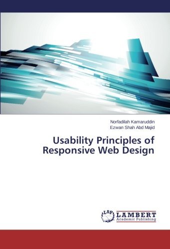 Cover for Ezwan Shah Abd Majid · Usability Principles of Responsive Web Design (Taschenbuch) (2014)