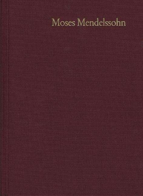 Cover for Mendelssohn · Moses Mendelssohn: Gesammel (Buch) (1972)