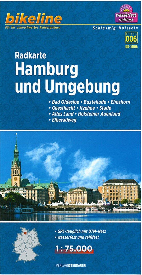 Cover for Esterbauer · Hamburg und Umgebung: Bad Oldesloe, Buxtehude, Elmshorn, Geesthacht, Itzehoe, Stade, Elberadweg, Bikeline Radkarte (Trycksaker) (2014)