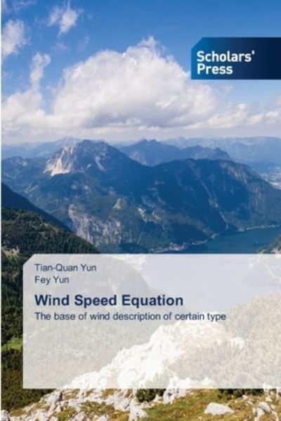 Cover for Fey Yun · Wind Speed Equation (Paperback Bog) (2021)