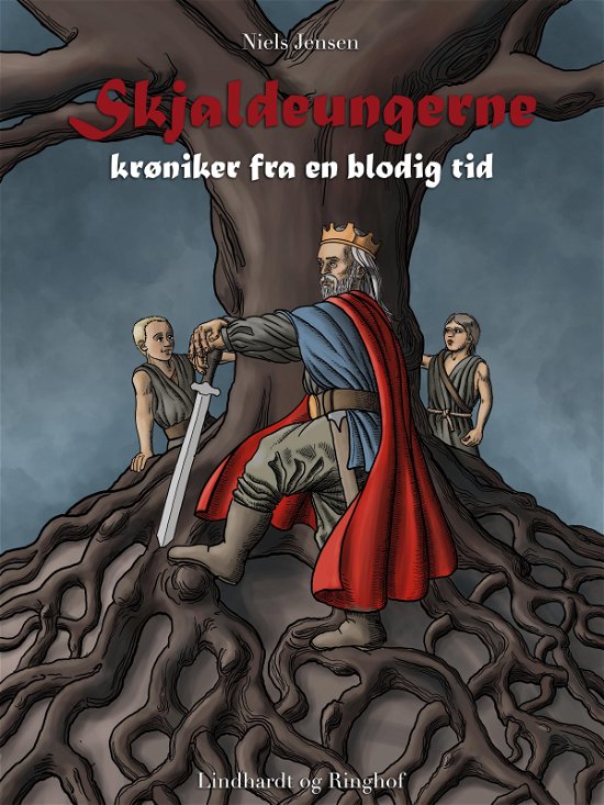 Cover for Niels Jensen · I vikingernes skygge: Skjaldeungerne - Krøniker fra en blodig tid (Sewn Spine Book) [1º edição] (2018)