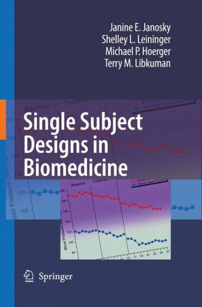 Cover for Janine E. Janosky · Single Subject Designs in Biomedicine (Paperback Book) [2009 edition] (2014)