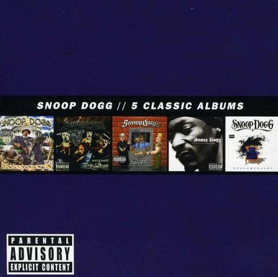 Cover for Snoop Dogg · 5 Classic Albums (CD) [Box set] (2013)