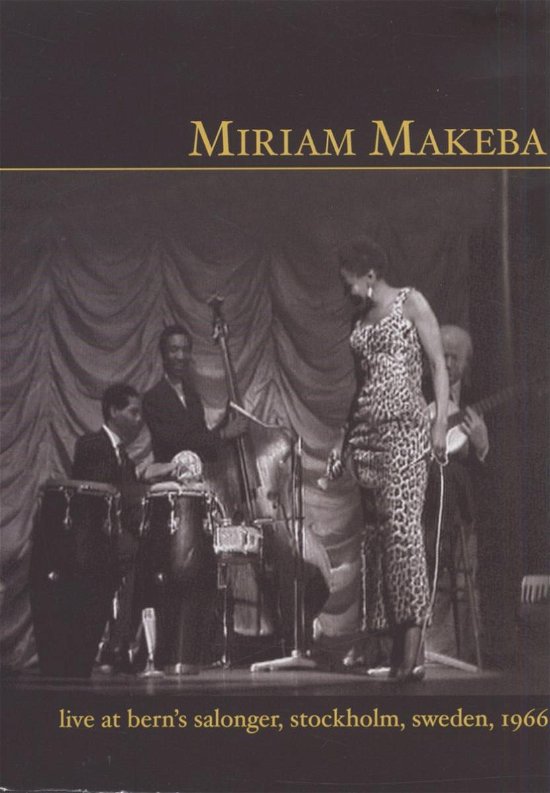 Cover for Miriam Makeba · Miriam Makeba - Live at Bern's Salonger (DVD) (2006)