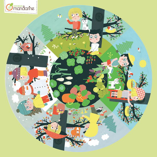 Cover for Avenue Mandarine · Educational Puzzle, Seasons, 40 Pc (Toys)