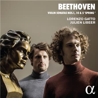 Beethoven: Violin Sonatas: Nos 1. 10 & 5 - Lorenzo Gatto / Julien Libeer - Musiikki - ALPHA - 3760014194078 - perjantai 17. elokuuta 2018