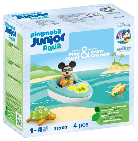 Cover for Playmobil · Playmobil - 1.2.3 &amp; Disney: Mickey\'s Boat Tour (71707) (Leketøy)