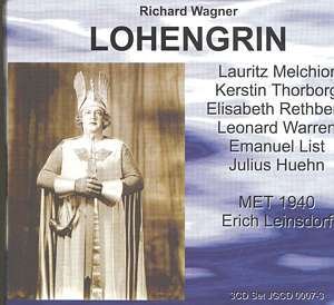 Cover for Rethberg Elisabeth Melchior Lauritz Thorborg Kerstin · Wagner: Lohengrin (CD)