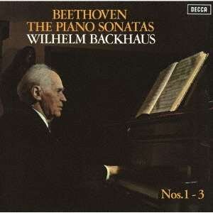 Beethoven: Piano Sonatas Nos. 1-3 - Wilhelm Backhaus - Musik - UNIVERSAL - 4988031390078 - 20 november 2020
