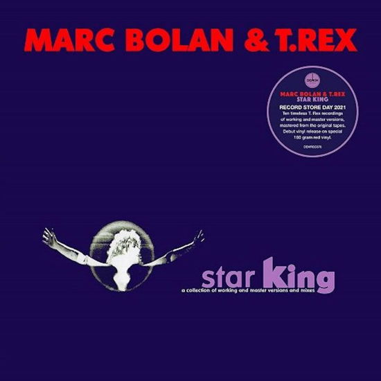 Marc Bolan & T Rex · Star King (LP) [Coloured edition] (2021)