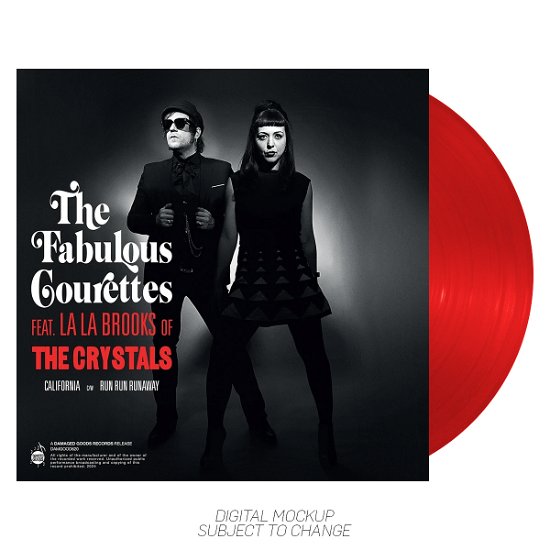 The Courettes · California (7") [Signed Red Vinyl edition] (2024)