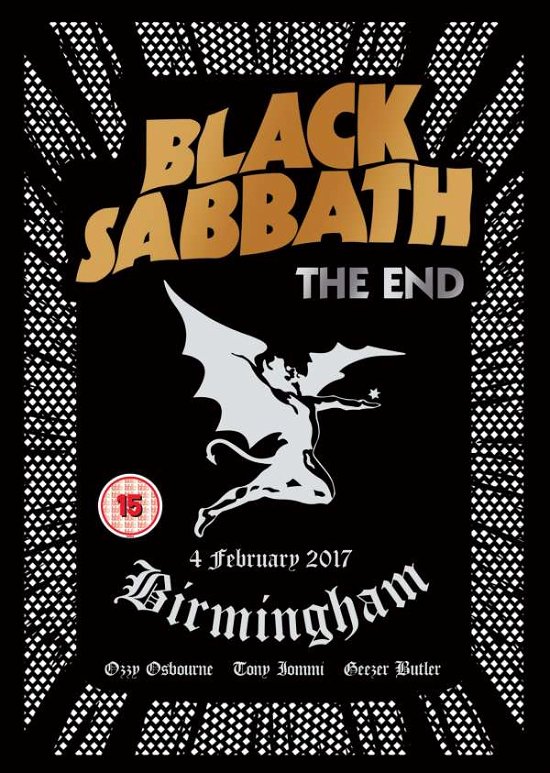 Cover for Black Sabbath · The End (DVD) (2017)