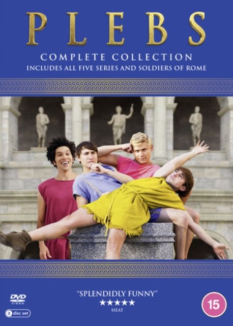Cover for Plebs: Complete Collection - Series 1-5 and Soldiers Of Rome · Plebs Series 1 to 5 + Soldiers of Rome Complete Collection (DVD) (2022)