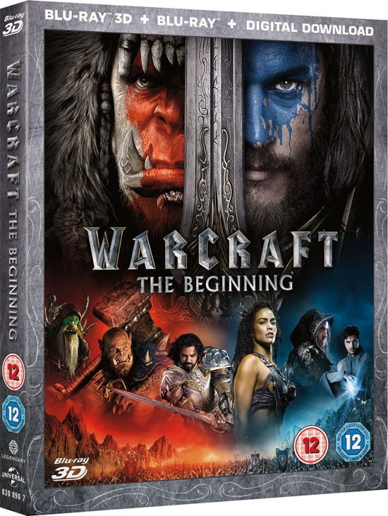 Warcraft The Beginning 3D Region B  A · Warcraft 3D+2D (Blu-Ray) (2016)