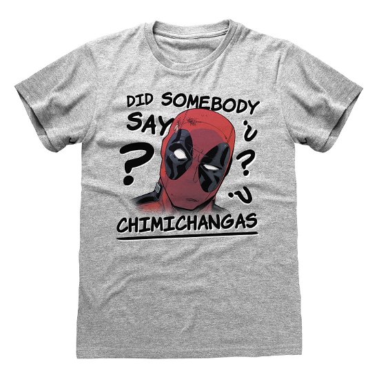 MARVEL - T-Shirt Deadpool - Chimichangas - T-Shirt - Marchandise -  - 5055910347078 - 2 septembre 2019