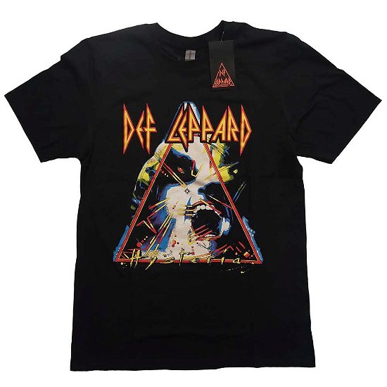 Cover for Def Leppard · Def Leppard Unisex T-Shirt: Hysteria (T-shirt) [size S]