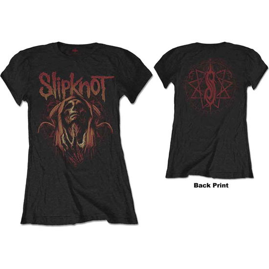 Slipknot Ladies T-Shirt: Evil Witch (Back Print) - Slipknot - Mercancía -  - 5056561032078 - 