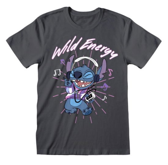 Cover for Lilo and Stitch · Disney Stitch - Wild Energy T Shirt (T-shirt) [size M] (2024)