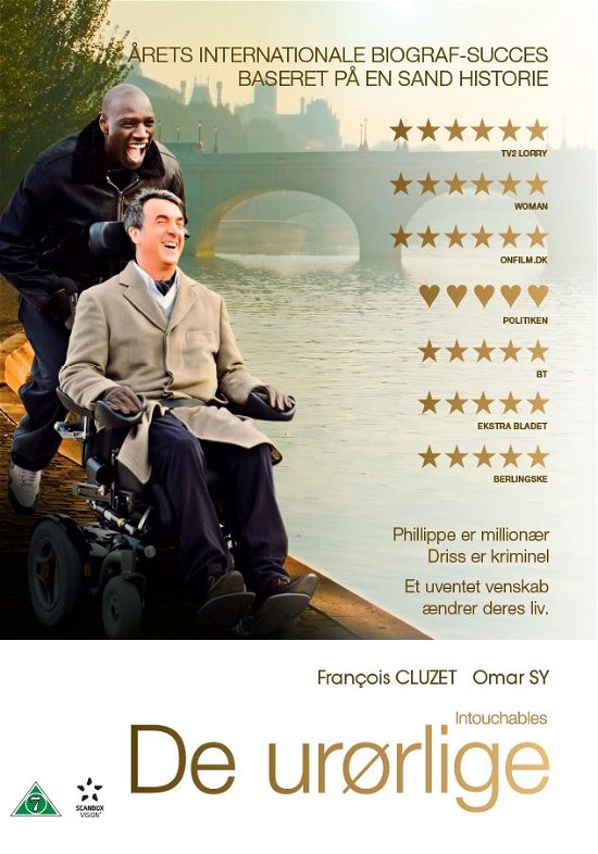 Cover for De Urørlige (DVD) (2013)