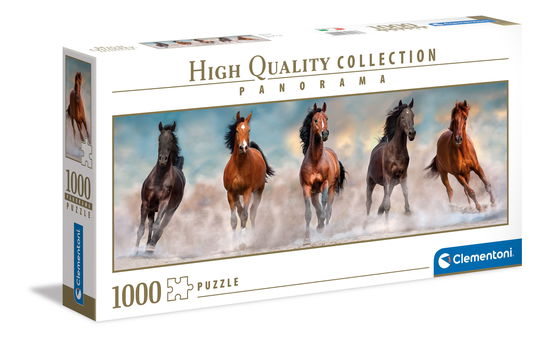 Cover for Magic Toys · Puslespil HQC (Panorama) Horses, 1000 brikker (Jigsaw Puzzle) (2023)