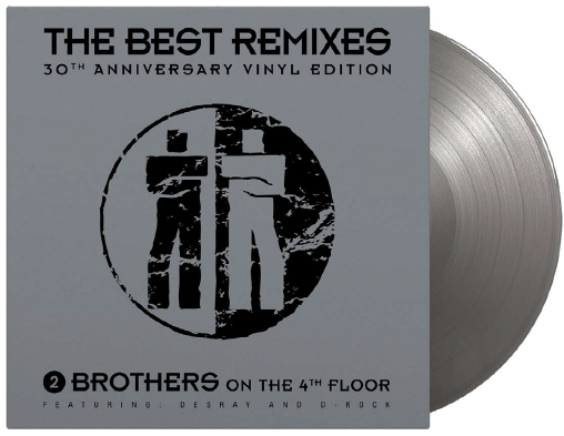 Cover for Two Brothers On The 4th Floor · Best Remixes (LP) [Limited Silver Vinyl edition] (2023)