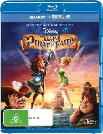 Tinker Bell And The Pirate Fairy - Movie - Elokuva - DISNEY - 9398542193078 - 