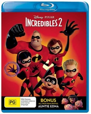 Cover for Incredibles 2 (Blu-ray) (2018)