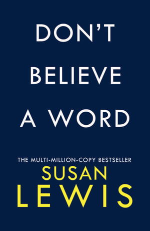 Cover for Susan Lewis · Don't Believe A Word (Paperback Book) (2025)