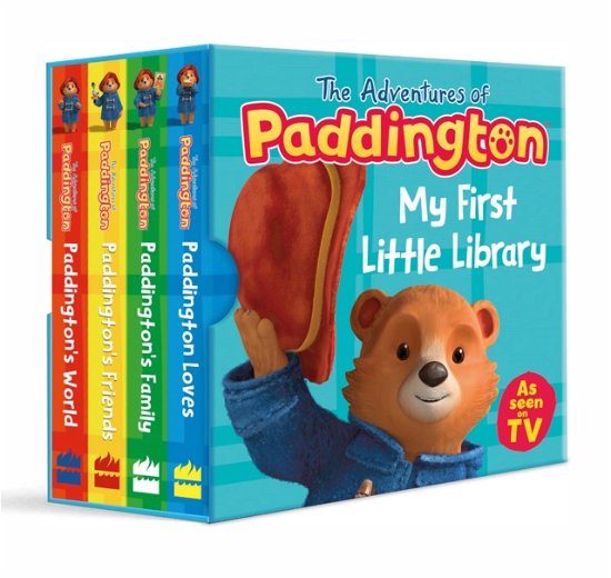 Cover for HarperCollins Children’s Books · My First Little Library - The Adventures of Paddington (Board book) (2023)