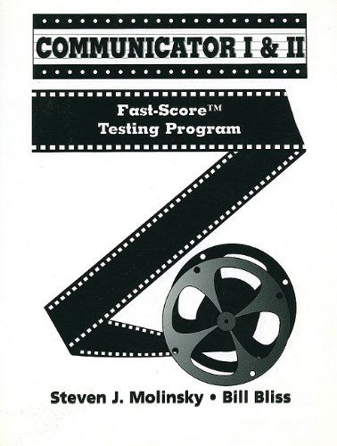 Cover for Bill Bliss · Communicator 1 &amp; 2 Fast Schore Testing Program (Paperback Book) (2001)