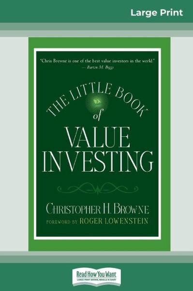 Cover for Christopher H Browne Roger Lowenstein · The Little Book of Value Investing (Paperback Book) (2010)