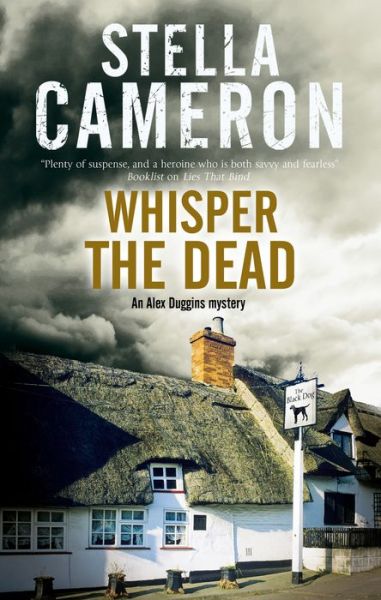 Cover for Stella Cameron · Whisper the Dead - An Alex Duggins Mystery (Hardcover bog) [Main - Large Print edition] (2018)