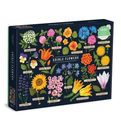 Cover for Galison · Edible Flowers 1000 Piece Puzzle (GAME) (2021)