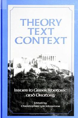 Theory, Text, Context - Christopher Lyle Johnstone - Books - State University of New York Press - 9780791431078 - October 3, 1996