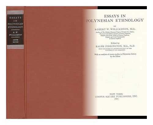 Cover for Williamson · Essays on Polynesian Entho CB (Book) (1975)