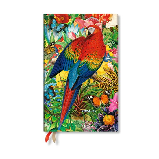 Cover for Paperblanks · Tropical Garden (Nature Montages) Maxi 18-month Vertical Softcover Flexi Dayplanner 2025 (Elastic Band Closure) - Nature Montages (Paperback Book) (2024)