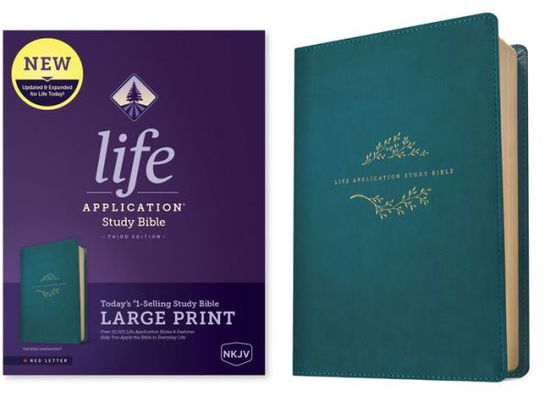 NKJV Life Application Study Bible Third Edition, Large Print - Tyndale - Książki - Tyndale House Publishers - 9781496452078 - 18 października 2022