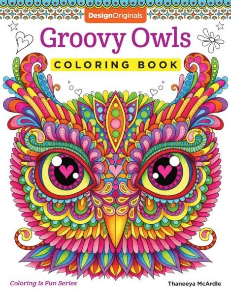 Cover for Thaneeya McArdle · Groovy Owls Coloring Book - Coloring is Fun (Paperback Bog) (2017)