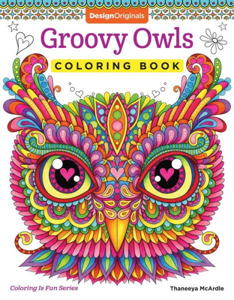 Cover for Thaneeya McArdle · Groovy Owls Coloring Book - Coloring is Fun (Pocketbok) (2017)