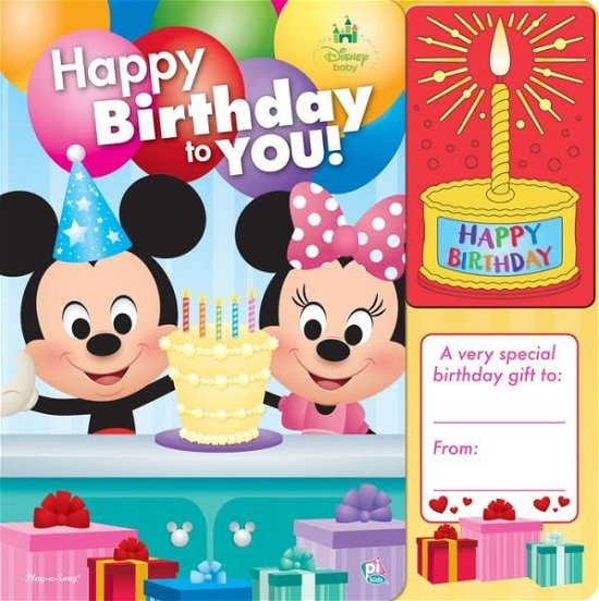 Cover for P I Kids · Disney Baby Birthday Book (Hardcover Book) (2018)