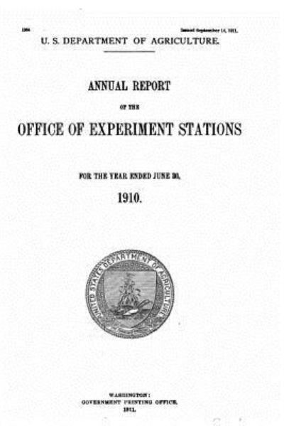 Cover for United States · Report on the agricultural experiment stations (Pocketbok) (2016)