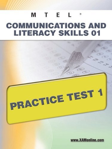Cover for Sharon Wynne · Mtel Communication and Literacy Skills 01 Practice Test 1 (Taschenbuch) (2011)